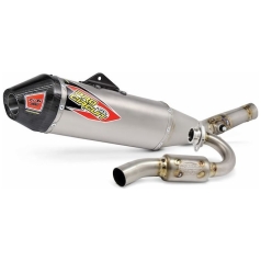 EXHAUST T6 SS/TI/CF CRF25