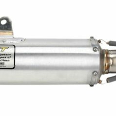 SLIP-ON MUFFLER/SILENCER T-4 STAINLESS ALUMINIUM
