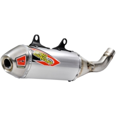 SLIP-ON MUFFLER/SILENCER T-6 STAINLESS STEEL ALUMINIUM