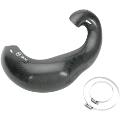 CARBON FIBER PIPE GUARD FOR 2-STROKE STOCK EXHAUST