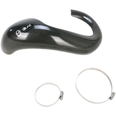 CARBON FIBER PIPE GUARD FOR 2-STROKE STOCK EXHAUST