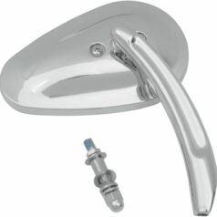 MIRROR TEAR DROP RIGHT CHROME