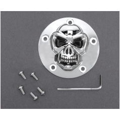 3-D SKULL POINT COVER CHROME 5-HOLE