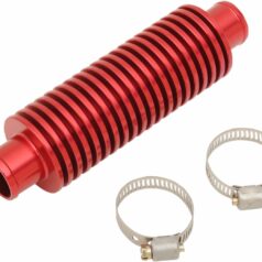 IN-LINE COOLER ALUMINUM RED