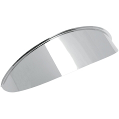 HEADLIGHT VISOR 5.75" CHROME PLAIN
