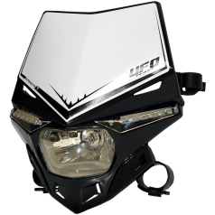 STEALTH HEADLIGHT (12V/35W & LED) SINGLE COLOR BLACK