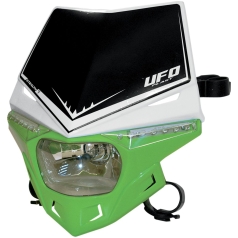 STEALTH HEADLIGHT (12V/35W & LED) DUAL COLOR WHITE/KX-GREEN