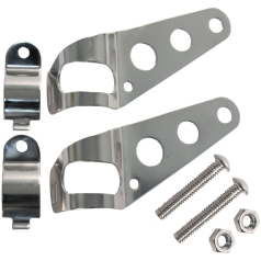 HEADLIGHT MOUNT STAINLESS STEEL