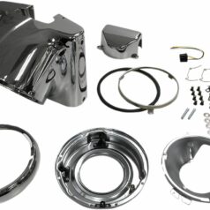 HEADLIGHT NACELLE KIT FOR 7” HEADLIGHT CHROME