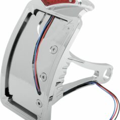 TAILLIGHT LED DIAMOND W/ CURVED VERTICAL SIDE-MOUNT LICENSE PLATE