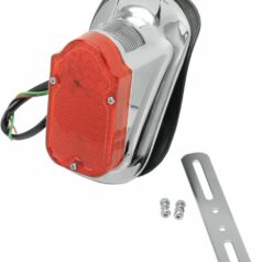 UNIVERSAL MOUNT TOMBSTONE LED TAILLIGHT WITH LICENSE PLATE