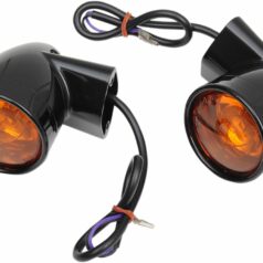 REAR TURN SIGNALS BULLET STYLE BLACK TOURING 94-14