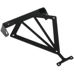LICENSE PLATE HOLDER  ALUMINIUM, BLACK