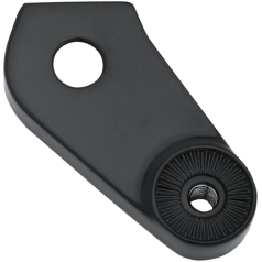 MOUNT CLAMP FOR SIDE LICENSE PLATE HOLDERS BLACK