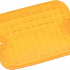REPLACEMENT LENS RECTANGULAR MARKER LIGHT AMBER