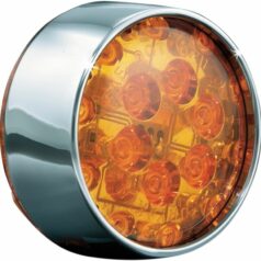 LED FRONT BULLET TURN SIGNAL INSERTS AMBER