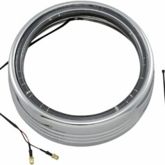 LED HALO HEADLIGHT TRIM RING 7" TOURING CHROME