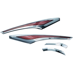 LED SADDLEBAG ACCENT SWOOPS CHROME
