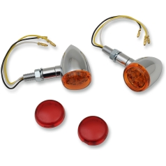 LED MINI DEUCE MARKER LIGHT KIT CHROME/WHITE