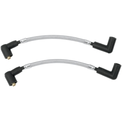 IGNITION WIRE BRAIDED STAINLESS POLISHED NATURE