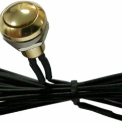 SWITCH PUSH-BUTTON MINI GOLD