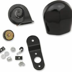 HORN KIT ELECTRIC BLACK