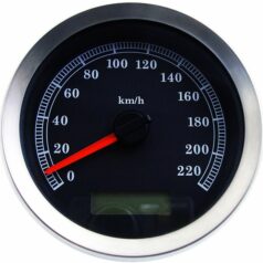 4" Programmerbar elektronisk Svart Km/h