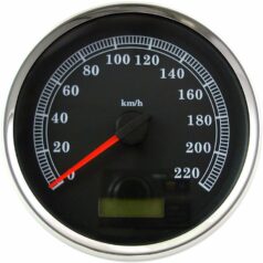 5" Programmerbar elektronisk Svart Km/h