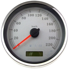 5" Programmerbar elektronisk SILVER Km/h
