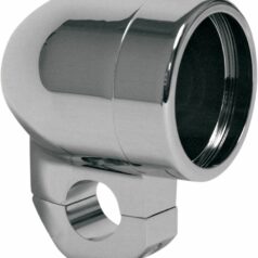 HOUSING GAUGE W/ 1" CLAMP BULLET CHROME