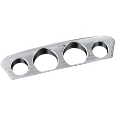 GAUGE TRIM TRI-LINE CHROME