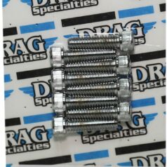 BOLT KIT M8 LIFTER BLOCK KNURLED ALLEN HEAD CHROME