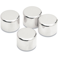 CHROME ROCKER BOX BOLT COVERS TWIN-CAM