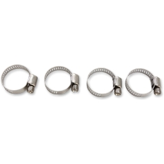 HOSE CLAMPS 10-25MM 4-PACK