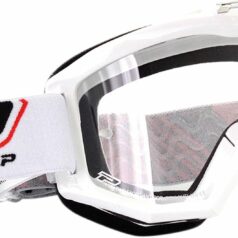 GOGGLES OFFROAD RACE LINE WHITE 3201 LENS CLEAR
