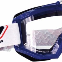 GOGGLES OFFROAD RACE LINE BLUE 3201 LENS CLEAR