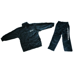 RAINSUIT WATERPROOF BLACK X-LARGE