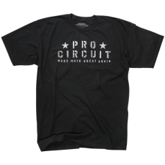 T-SHIRT PC-FLAG BLACK LG