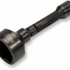 REAR AXLE WRENCH SOCKET / 36 MM NUTS / OXIDE COATED / BLACK