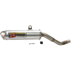 SLIP-ON MUFFLER/SILENCER T-4 STAINLESS ALUMINIUM