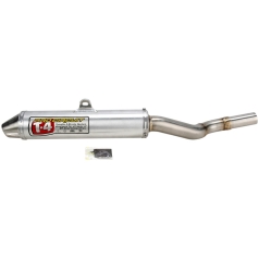 SLIP-ON MUFFLER/SILENCER T-4 STAINLESS ALUMINIUM