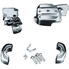 Krom Broms+ kopplingskit Till Hd Dyna/ softail  96-.17 med enkelskiva