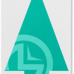 COURSE ARROW GREEN-ON-WHITE