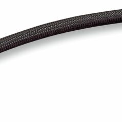 BLACK BRAIDED HOSE 3/8"X6'