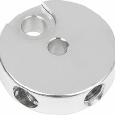 FRONT BRAKE-TEE 3/8"-24 CHROME