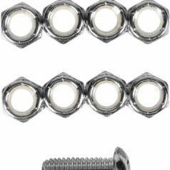 CHROME BUTTON-STYLE SOCKET-HEAD ALLEN BOLT TRANSMISSION MOUNT
