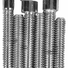 CHROME SOCKET-HEAD CAM COVER BOLT KIT SMOOTH
