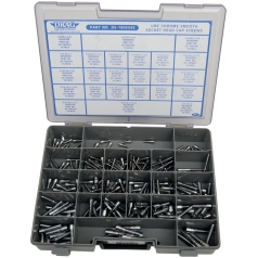SOCKET-HEAD BOLT ASSORTMENT UNC SMOOTH CHROME