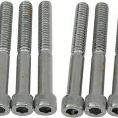 SOCKET-HEAD BOLT 1/4-20X2 KNURLED CHROME