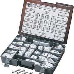 SOCKET-HEAD BOLT ASSORTMENT UNF KNURLED CHROME